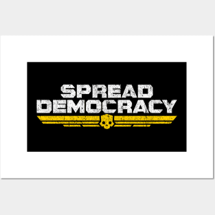 Spread Democracy Posters and Art